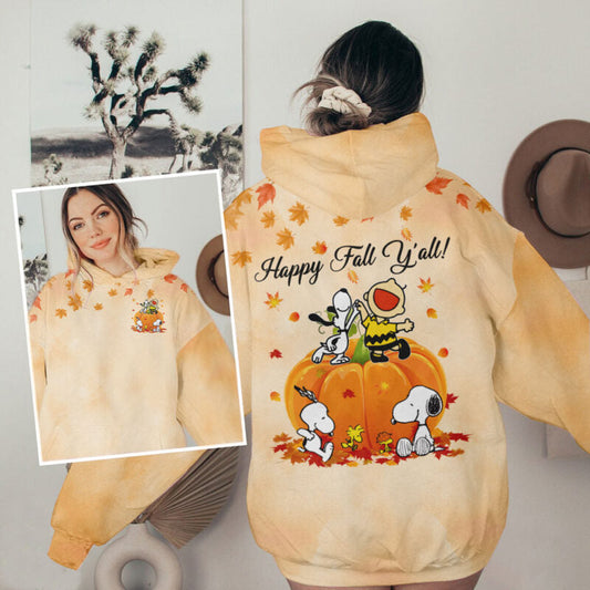 Happy Fall Y'all All Over Shirt 0823