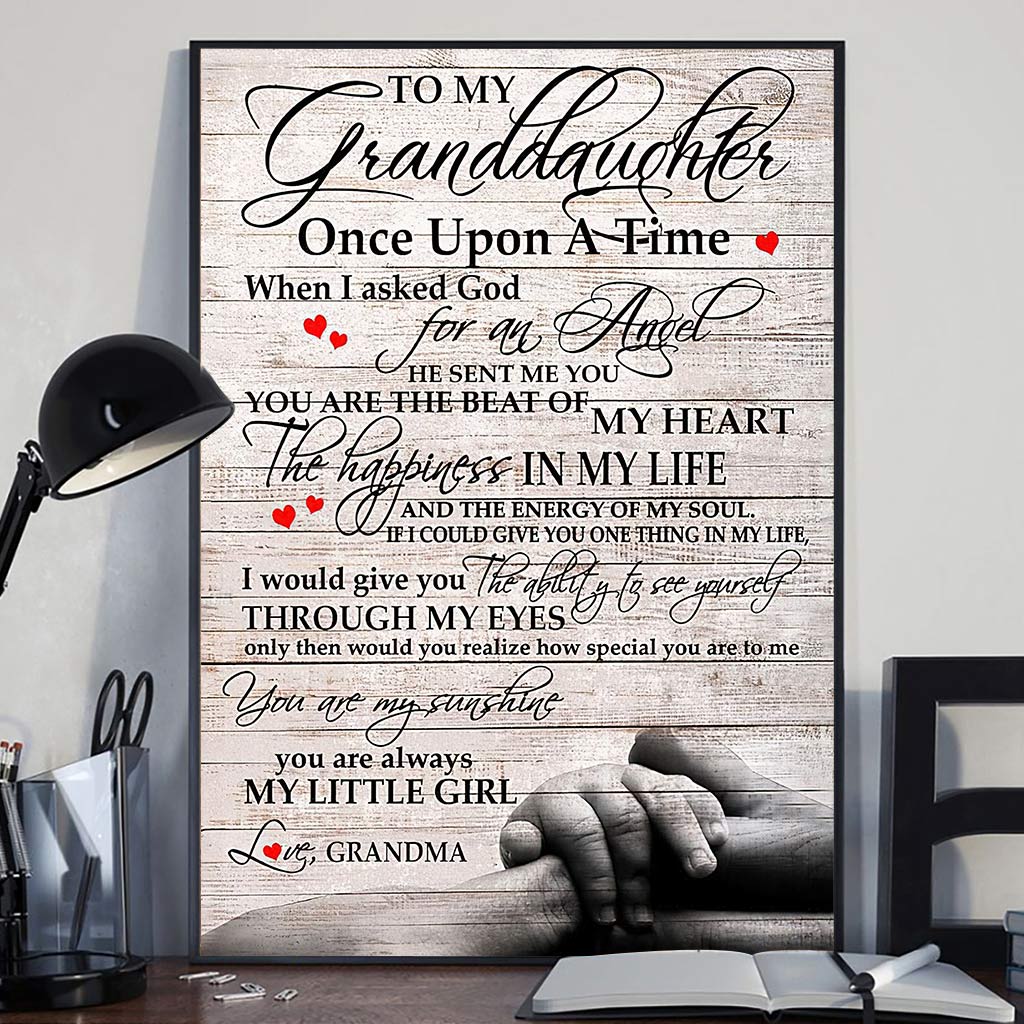 Meaningful Quote Poster From Grandma To Granddaughter - Family Poster 0921