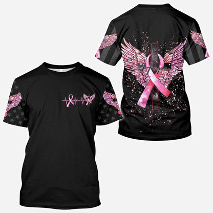 Hope Wings - Breast Cancer Awareness All Over T-shirt and Hoodie 1021