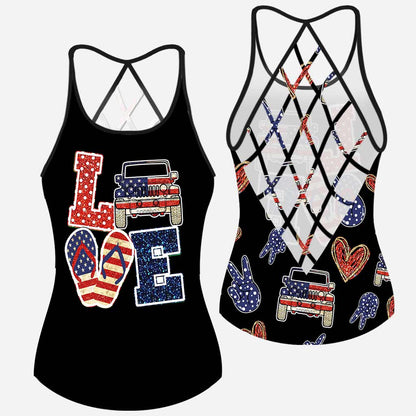 Wander Woman - Independence Day Car Cross Tank Top
