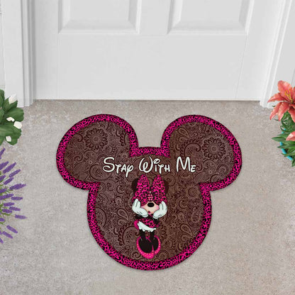 Stay With Me - Mouse Shaped Doormat