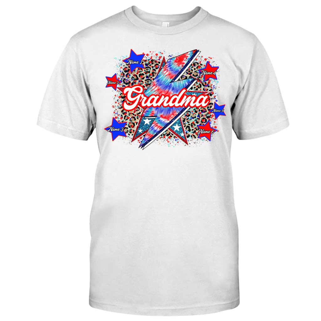 Grandma - Personalized Independence Day T-shirt and Hoodie