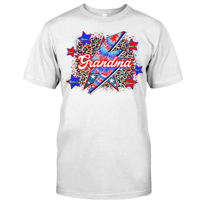 Grandma - Personalized Independence Day T-shirt and Hoodie