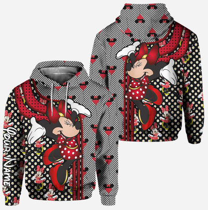 Daisy Mouse Ears - Personalized Hoodie And Leggings