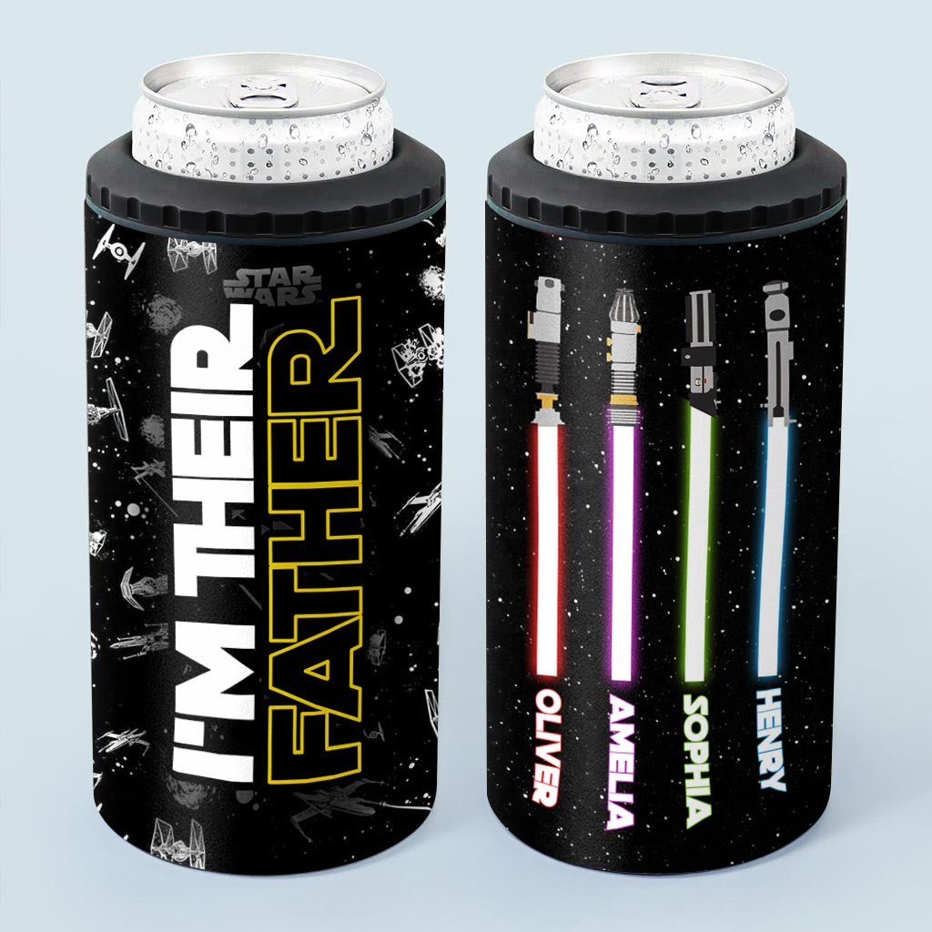 I'm Their Father - Personalized The Force Can Cooler