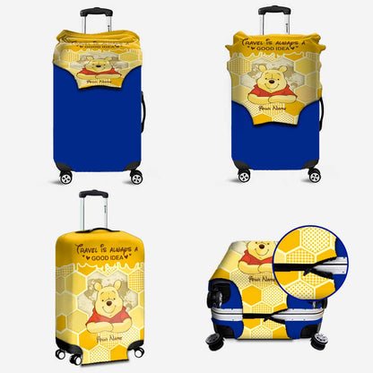 Travel Is Always A Good Idea - Personalized Mouse Luggage Cover