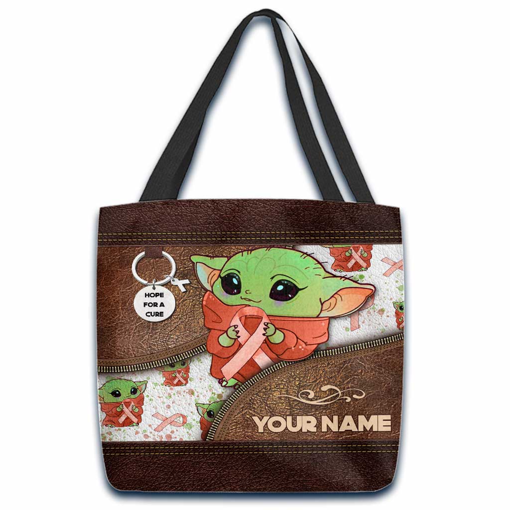 Hope For A Cure - Personalized Multiple Sclerosis Awareness Tote Bag