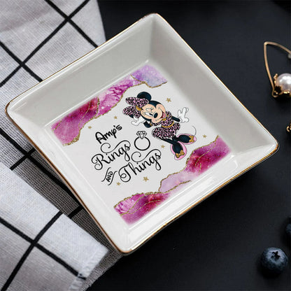 Rings And Things - Personalized Mouse Jewelry Dish