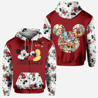 Colorful Mouse Mouse All Over Shirts