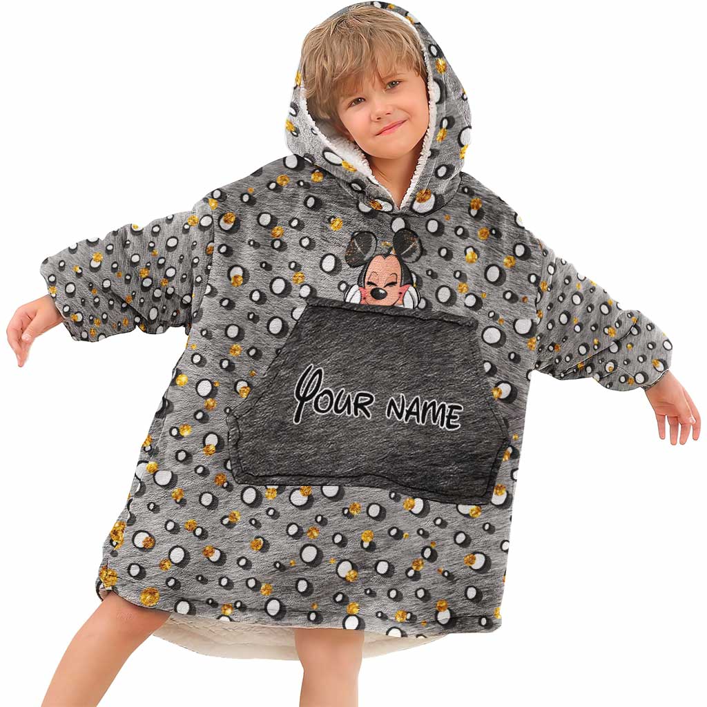 Magical Mouse Ears - Personalized Mouse Blanket Hoodie