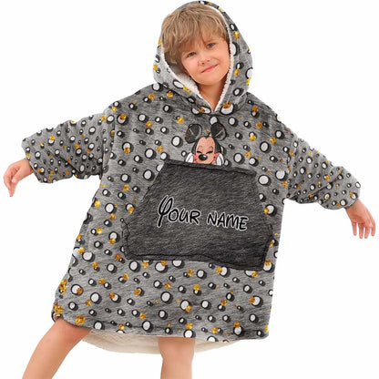 Magical Mouse Ears - Personalized Mouse Blanket Hoodie
