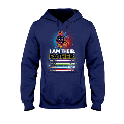 I Am Their Father - Personalized Father's day The Force T-shirt and Hoodie