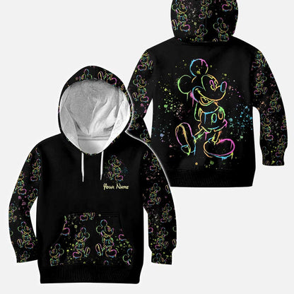 Colorful Mouse - Personalized Mouse Hoodie and Leggings