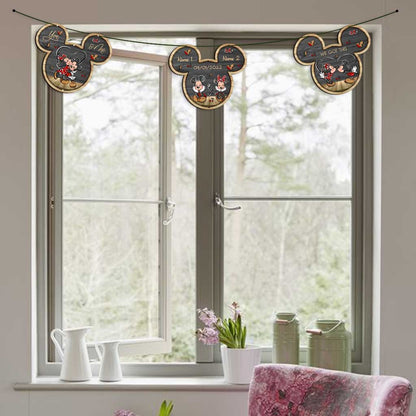 You And Me - Personalized Couple Mouse 3 Pieces Garland
