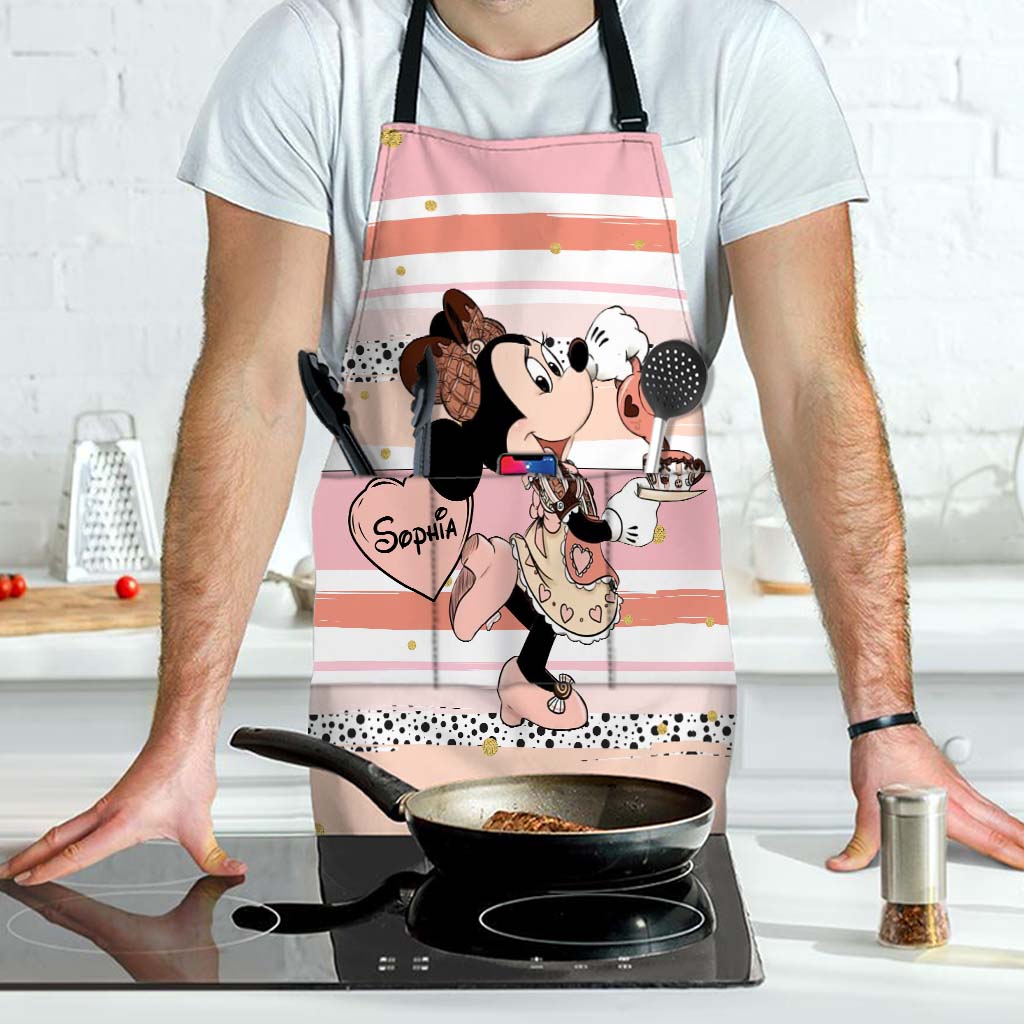Just A Girl - Personalized Mouse Apron
