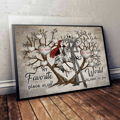 My Favorite Place - Personalized Nightmare Poster