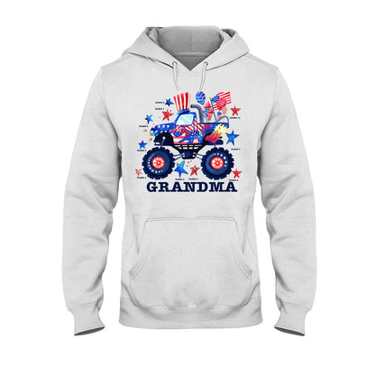 Grandma - Personalized Independence Day T-shirt and Hoodie
