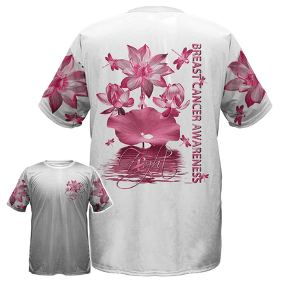 Pink Lotus Faith - Breast Cancer Awareness All Over T-shirt and Hoodie 0822