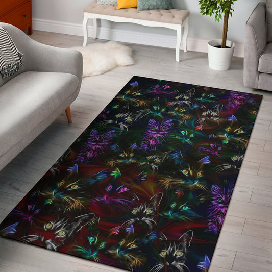 Love Cats Cat Rug 0622