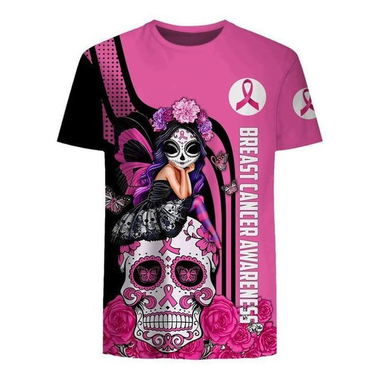 Love Faith Hope Cure Breast Cancer Awareness All Over T-shirt and Hoodie