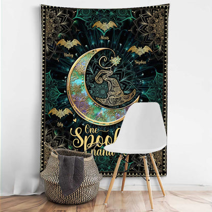 One Spooky Nana - Personalized Halloween Grandma Wall Tapestry