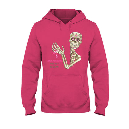 Check Your Boobs Mine Tried To Kill Me - Breast Cancer Awareness T-shirt and Hoodie 102021