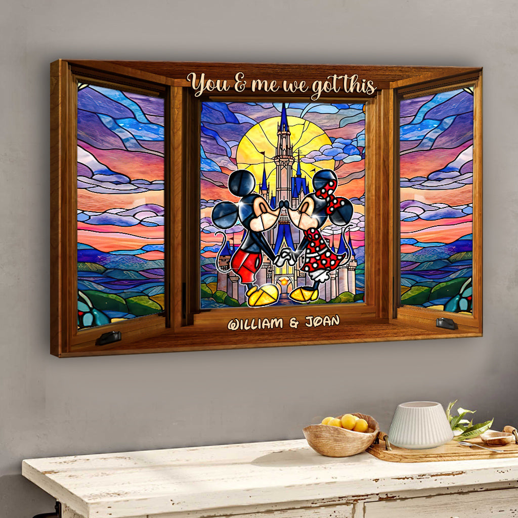 You And Me We Got This - Personalized Mouse Canvas And Poster