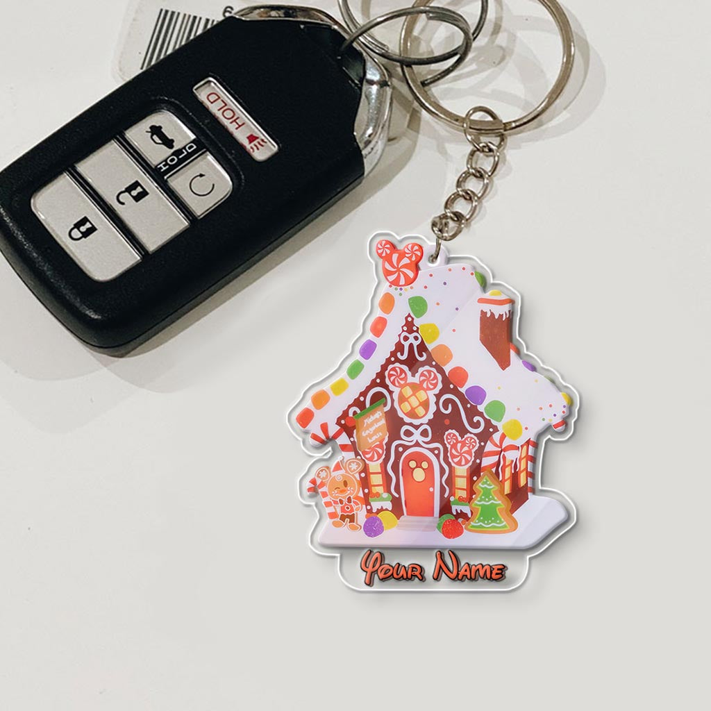 Home Sweet Home - Personalized Mouse Transparent Keychain