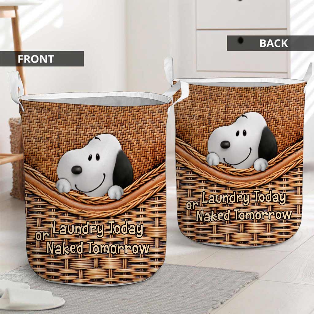 Laundry Today - Storage Basket With 3D Pattern Print