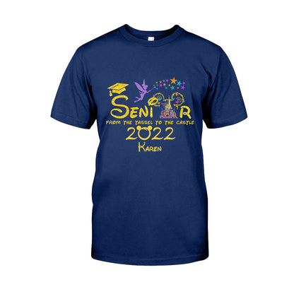 From The Tassel To The Castle - Personalized Graduation T-shirt and Hoodie