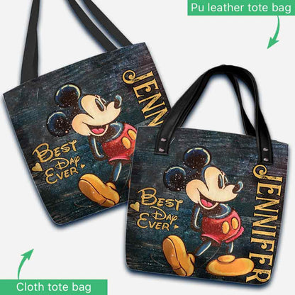 Magical Mouse Ears Best Day Ever - Personalized Mouse Tote Bag