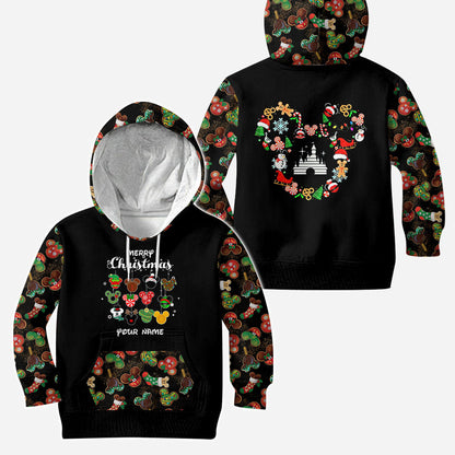 Merry Christmas - Personalized Mouse Hoodie and Leggings