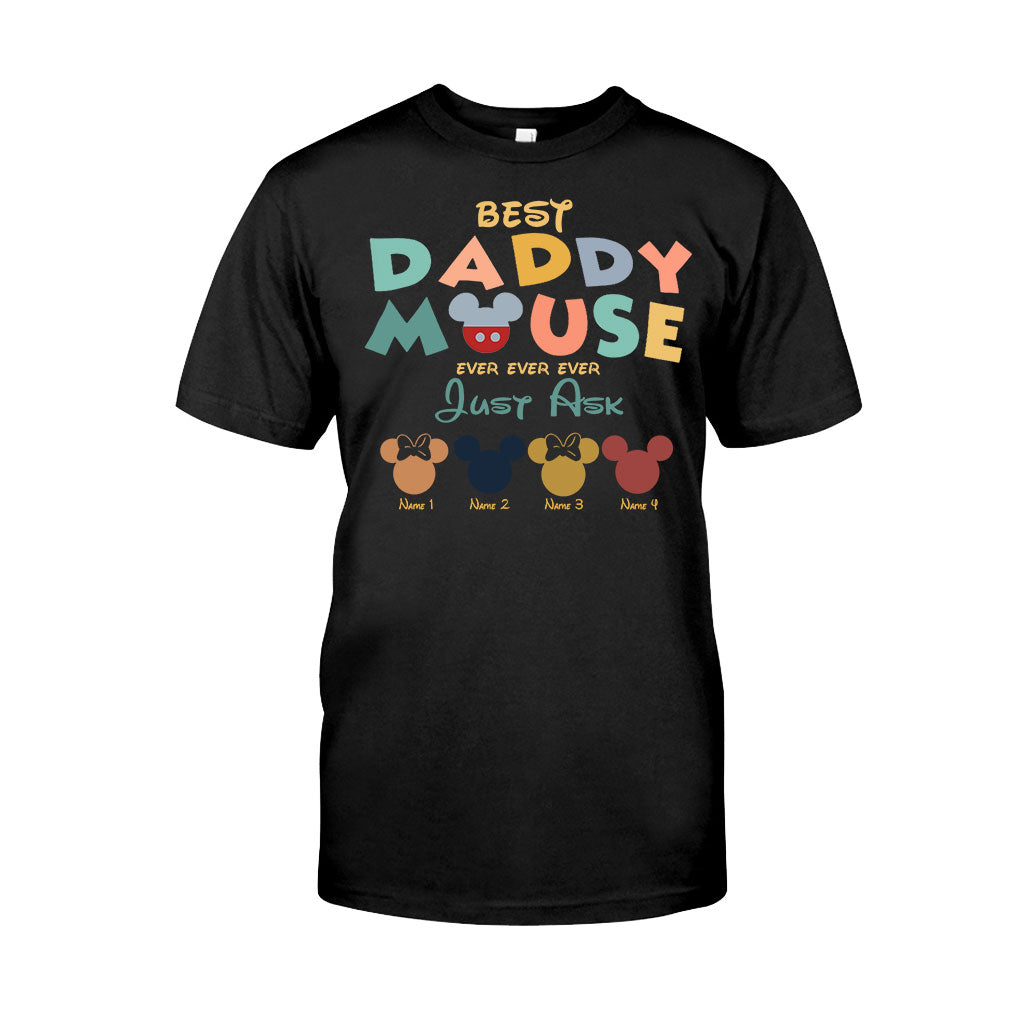 Best Daddy Ever - Personalized Father's Day Mouse T-shirt and Hoodie