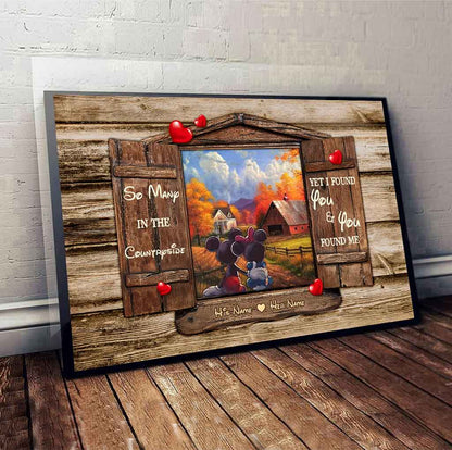 God Blessed The Broken Road - Personalized Mouse Poster
