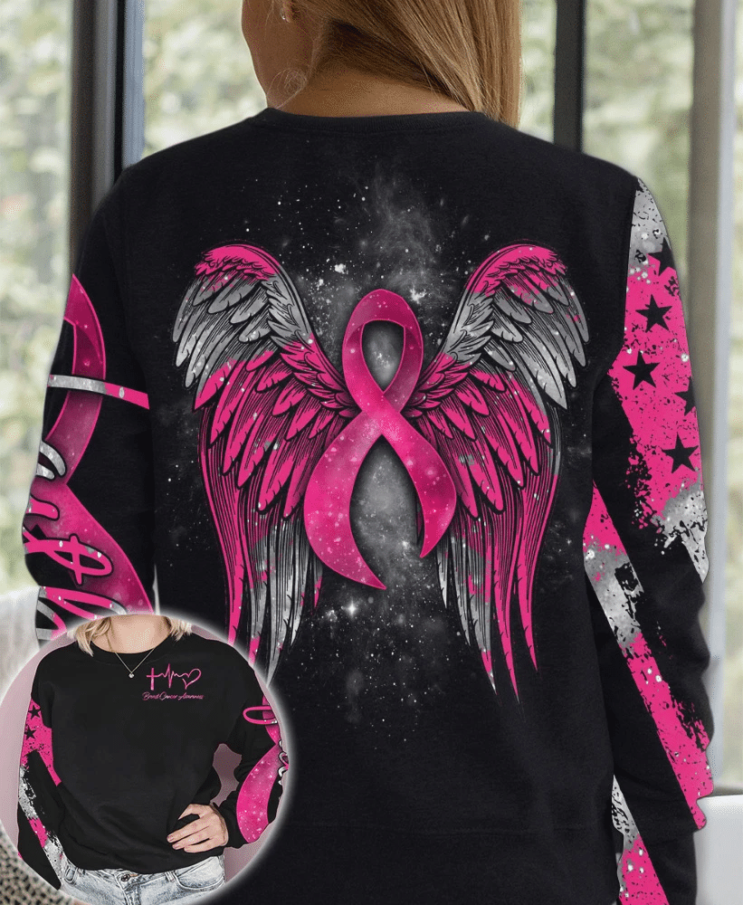 Faith - Breast Cancer Awareness All Over T-shirt and Hoodie 0822