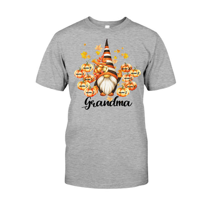Grandma - Personalized Fall Grandma T-shirt and Hoodie