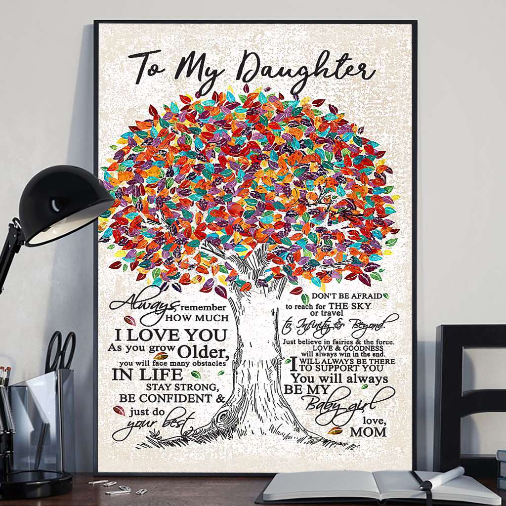 Meaningful Quote From Mom To Girl - Family Poster 0921