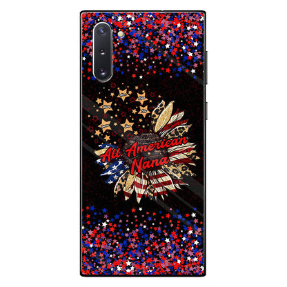 Nana's Flower - Personalized Independence Day Grandma Phone Case