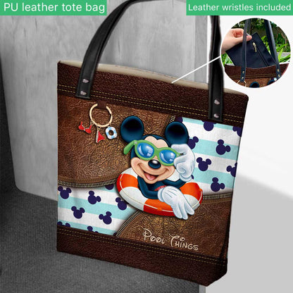 Pool Things - Personalized Mouse Tote Bag