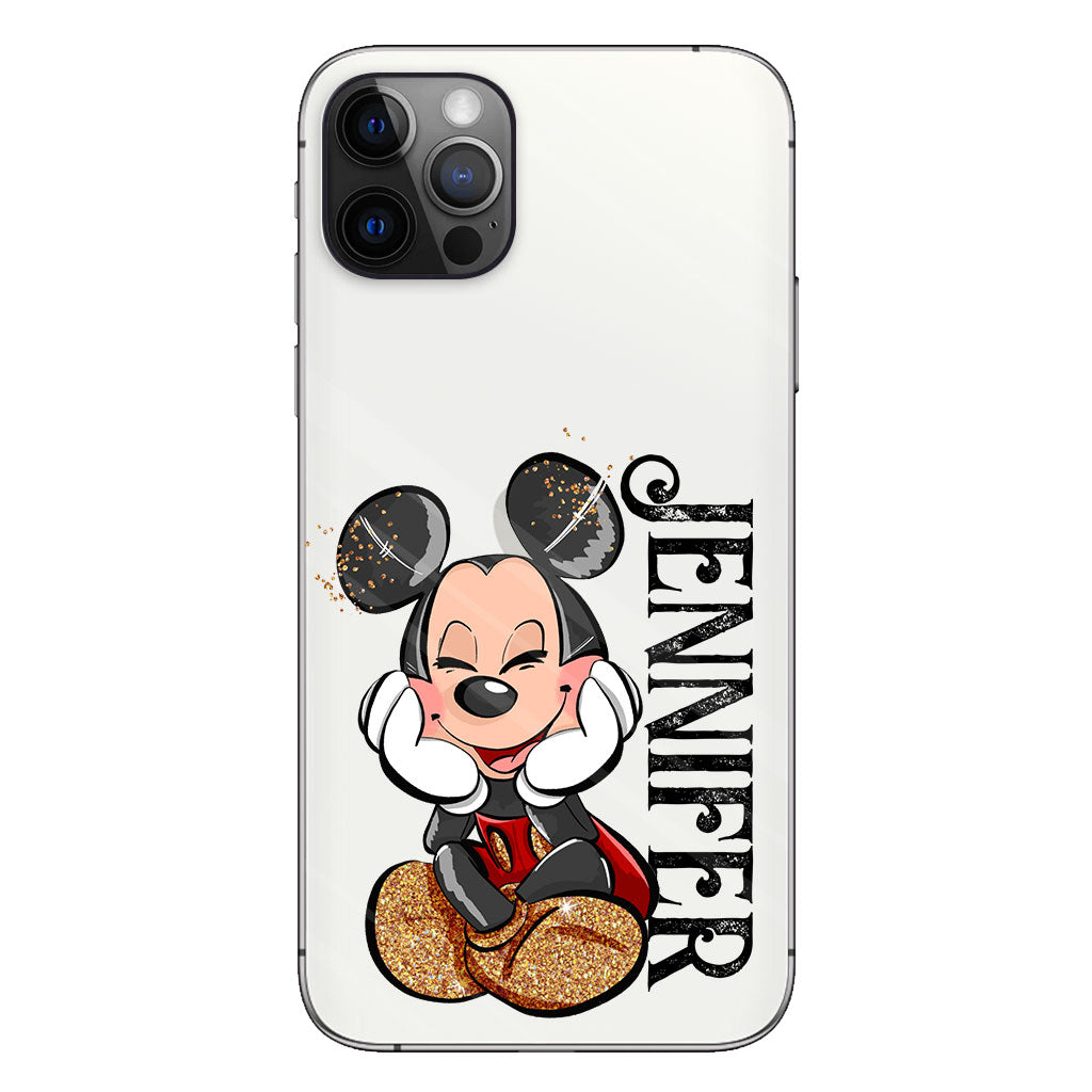 Best Day Ever - Personalized Mouse Clear Phone Case