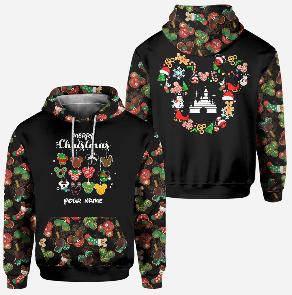 Merry Christmas - Personalized Mouse Hoodie and Leggings