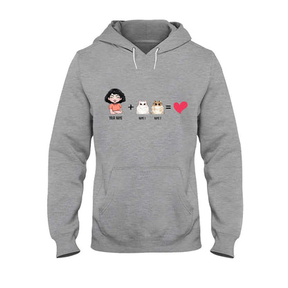 Me With The Cats - Personalized Cat T-shirt and Hoodie