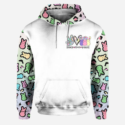 Grandma's Peeps - Personalized Easter Day Hoodie and Leggings