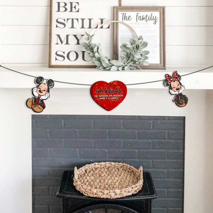 I'm Yours - Personalized Mouse 3 Pieces Garland