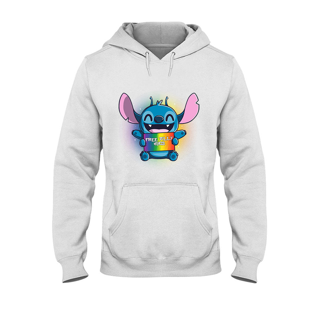 Free Ally Hugs - LGBT Support T-shirt and Hoodie