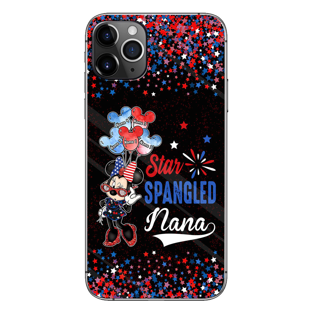 Star Spangled Nana - Personalized Independence Day Grandma Phone Case