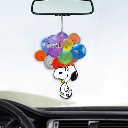 Happy Life - Personalized Car Ornament