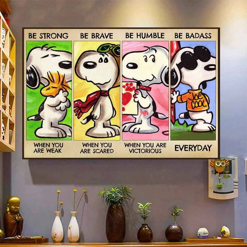 Be Badass Everyday Canvas and Poster 0523
