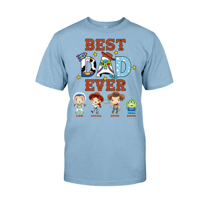 Best Dad Ever - Personalized Mouse T-shirt and Hoodie
