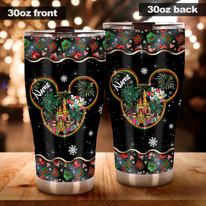Merry Christmas - Personalized Mouse Tumbler